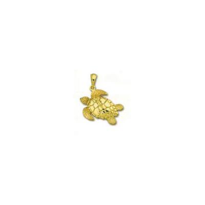 Turtles Hawksbill Medium Pendant with Bail  MC1033B.5YB