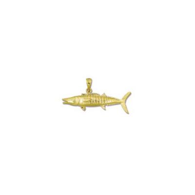 Mackeral King 3D Medium Pendant with Bail  MCAP159FYB