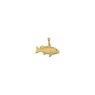 Grouper Black Small Pendant with Bail AP87.5YSAEB