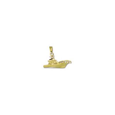 Sport Fishing Boat Medium Pendant with Bail AP 26FYB