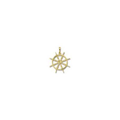 Ships Wheel Med/Sm Pendant 110CFYB