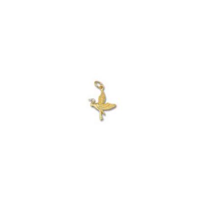 Heron Taking Off Sm Pendant/Charm with Diamond Eye CFYDWEJR