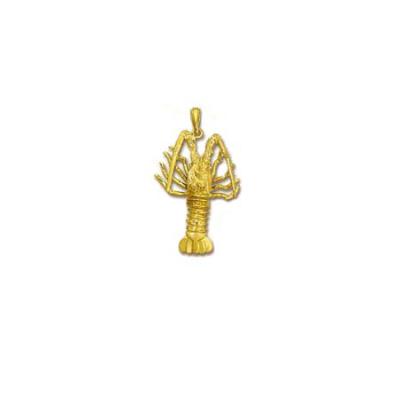 Lobster Florida 3/D Large Pendant with Bail  241FYB
