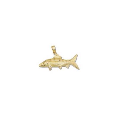 Bonefish 3/D Medium Pendant with Bail  MC_268FYB