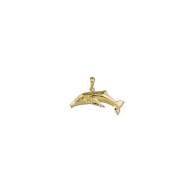 Whale Humpback Medium Pendant with Bail  MC_279B.5YB