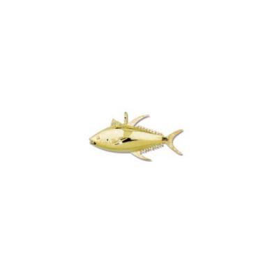 Tuna Yellowfin Medium Pendant with Fixed Bail  MC_353.5YFB