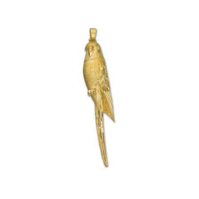 Bird-Parakeet Large Pendant