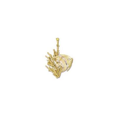 Fish-Angel French/Seaweed Pendant