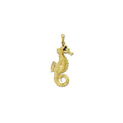 Seahorse 3D Large Pendant with Bail  MC_666BFYB