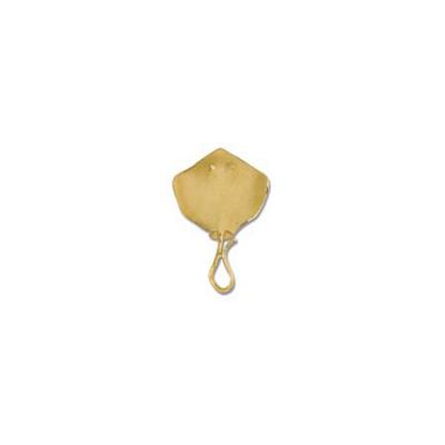 Ray Sting 3D Large Pendant with Satin Finish and Hidden Bail  MC_693AFYTXHB