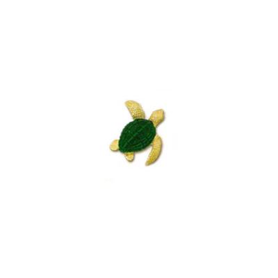 Turtle-Green Sea/Green Porcelain Pendant