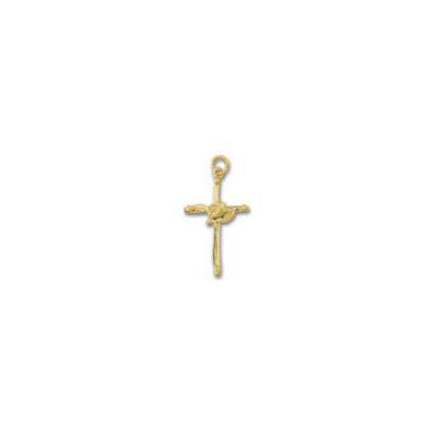 Cross w/Conch Shell Med