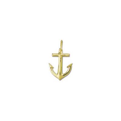 Anchor Large Pendant with Shackle Bail  24.5YSB  