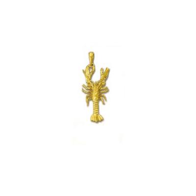 Lobster Maine 3/D Medium Pendent with Bail  44BFYB