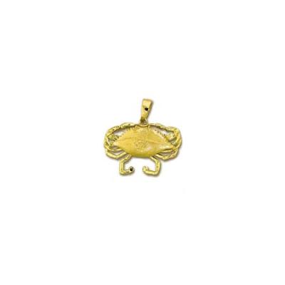 Crab Blue 3D Large Pendant with Bail  MC__ 50FAFYB