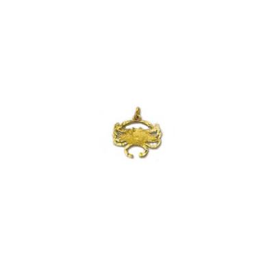 Crab Blue Medium Pendant with Jump Ring  MC__51B.5YJR