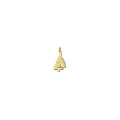 Sail Boat Spinnaker with Diamond White Small Pendant 5CFYDWJR 