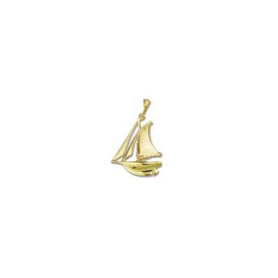 Sail Boat Gaff Rigg Medium Pendant 7FYB