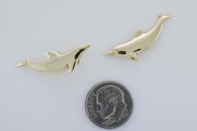 Dolphins Med Earrings 2