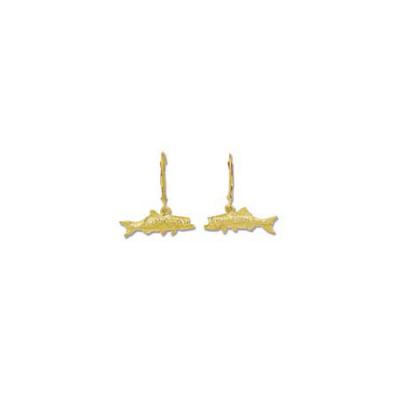 Tarpon  Medium Earrings with Lever Back Drops  EAP22.5YLBD