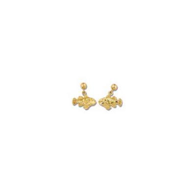 Fish-Clown 3D Small Ball Drop Earring