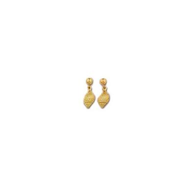 Turbo Shell Ball Drop Earring