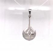 Horseshoe Crab 3/D Medium Pendant with Bail  MCAP 39FWB 